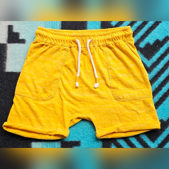 Okie Dokie Toddler Baby Boy Pull On Drawstring Shorts 5T Yellow - Picture 1 of 4